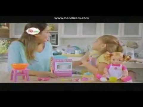muñeca little mommy preparando galletas