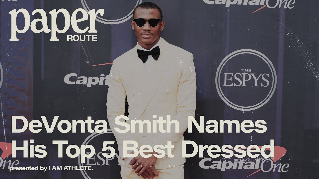 DeVonta Smith Names His Top 5 Best Dressed NFL Players Paper Route