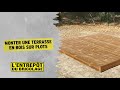 #BRICOTUTO Comment faire une terrasse en bois sur plots ? - L'Entrepôt du Bricolage