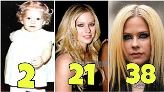 Avril Lavigne 2023 Transformation From 2 to 38 Ysars Old