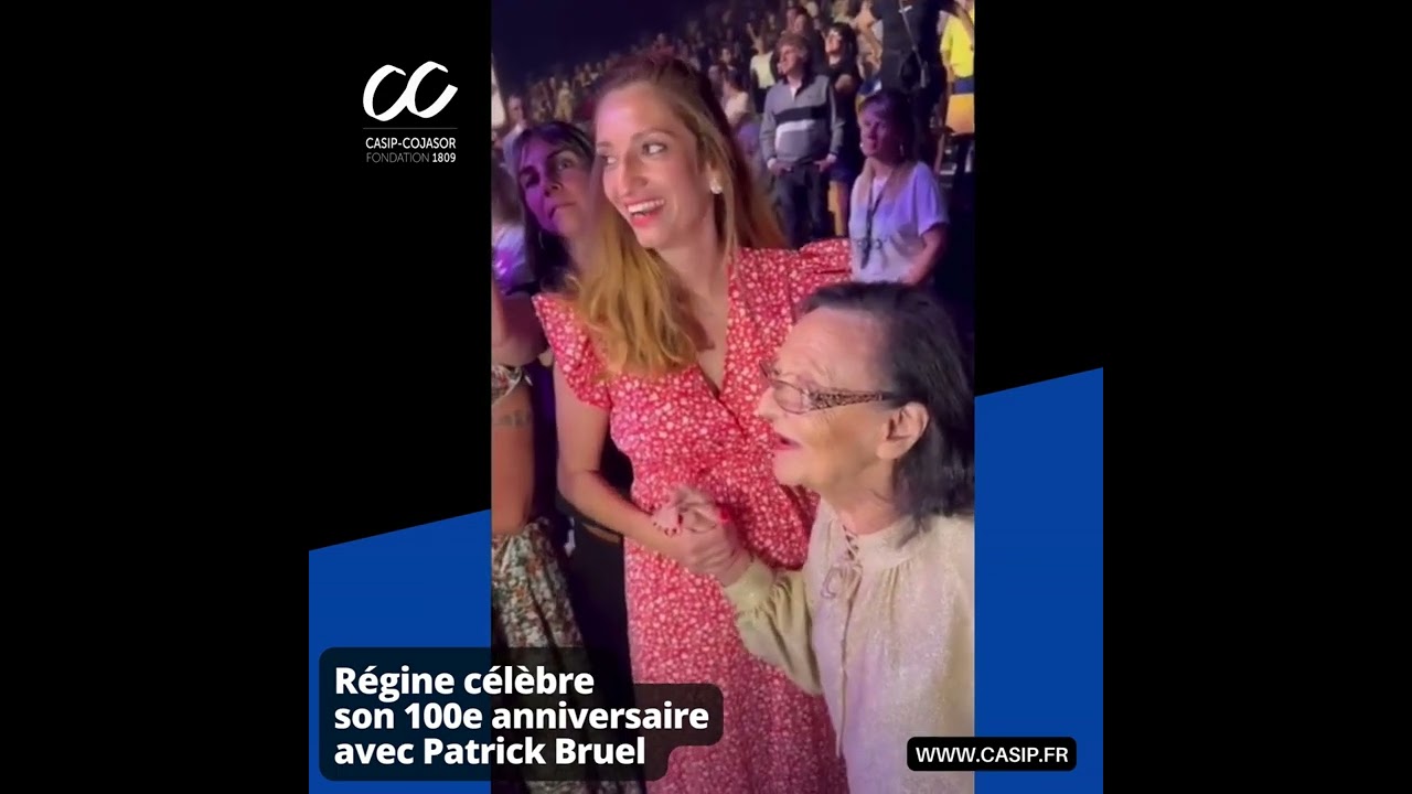 Régine célèbre son 100e anniversaire avec Patrick Bruel