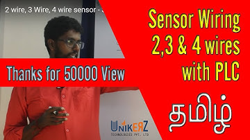 2 wire, 3 Wire, 4 wire sensor - Sensor & PLC wiring - PLC Input Devices - In TAMIL