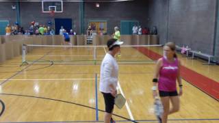 MOKAN Pickleball Tournament OWD RR Grace Jaworsky/T. Wierzchucki  v Jennifer Lincoln/Camille Hughes