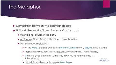 How to Write a Story/Poem: the Metaphor