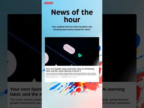 Breaking News: Your next Spotify song could soon carry an AI warning label, and the music #AI