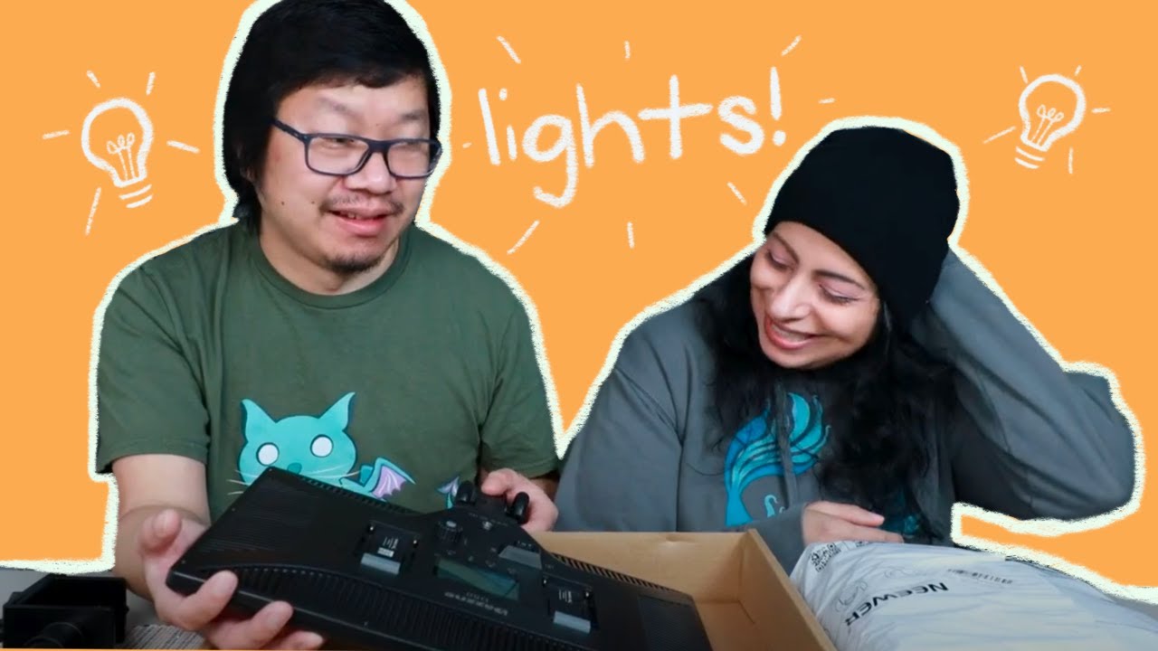 Our Lighting Sucks! Getting The Dazzne Light Panel & Neewer Softbox | Unboxing