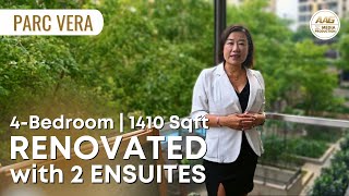 Singapore Condo Property Home Tour | PARC VERA | 4-Bedroom 1410 Sqft by Sharon Kim Chan