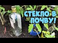 БИТОЕ СТЕКЛО В ПОЧВУ! Я С УМА СОШЕЛ???