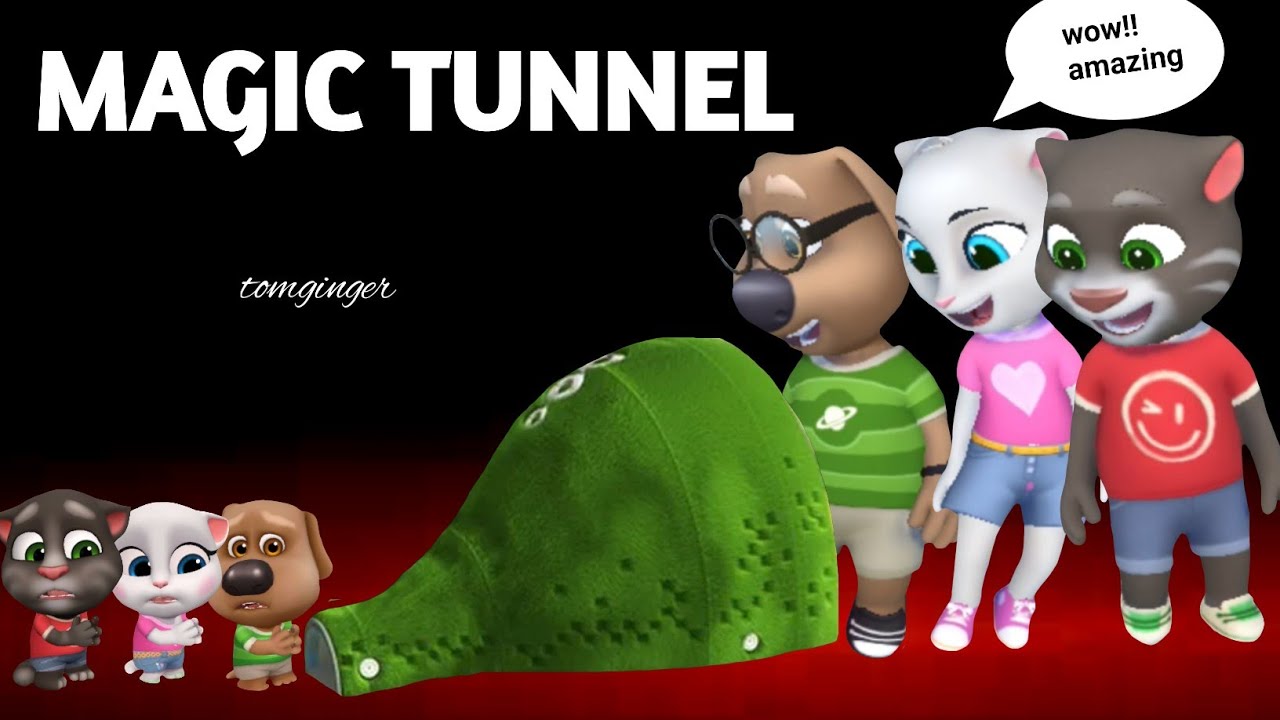 My Talking Tom Friends 2 - MAGIC TUNNEL