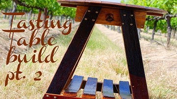 Make a Small Table from Wine Barrel Bits? - Part 2