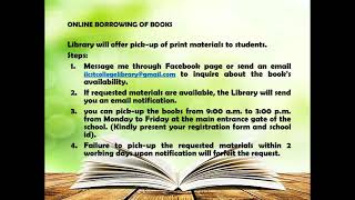 Library orientation 2021