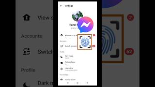 how to set finger lock in Messenger 🔒 / Messenger per finger lock kaise set kare