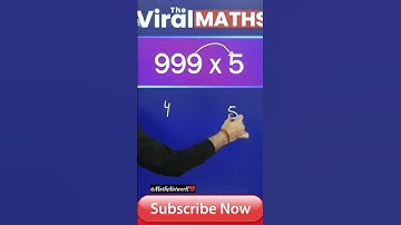 Multiply Any no. with 999 Approach #viralmaths #adda247 #navneetsir #mathsbynaveensir #mathshorts