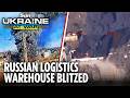 Massive explosions as Ukraine wipes out key Russian supply warehouse