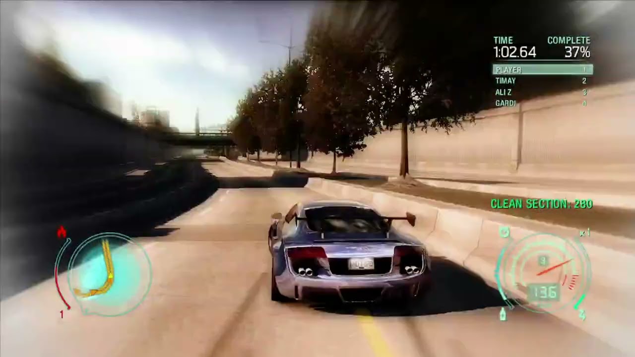 NFS Undercover : Catboy Connor 2006 Audi R8 Le Mans South Inlet Bridge Sprint Racing