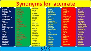 94 synonyms for accurate|antonyms synonyms for ielts| synonyms antonyms for toefl| synonyms for esl