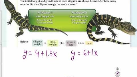 6-1 Solving Systems by Graphing