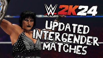 WWE2K24 - Playable Intergender Matches! - *UPDATED GAME VERSION 1.13 AND ABOVE*
