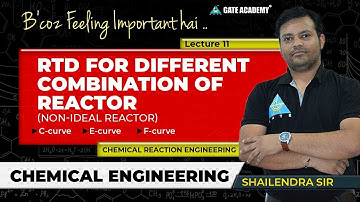 #11 | RTD for Different Combination of Reactor | Shailendra Sir | CRE | Chemical Engg. | GATE/PSU