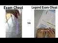 Exam cheat  vs legend exam  cheat