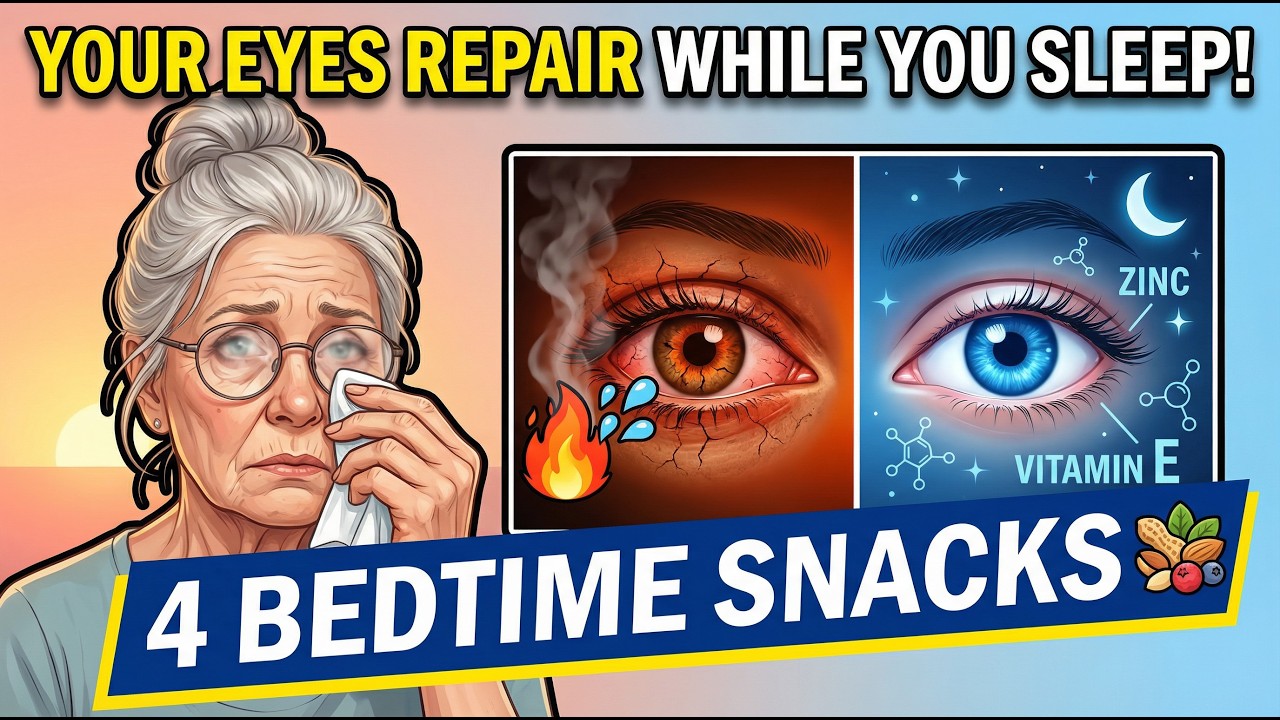 Eat This "Night Vision Bowl" Before Bed! (Restores Eyesight After 60)