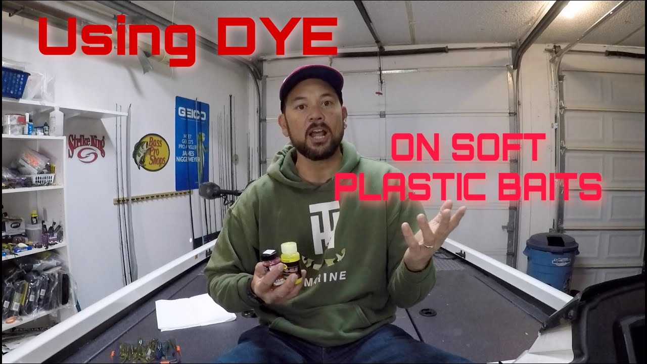Using DYES on Soft Plastic to get more bites. Why, When and How to