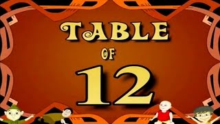 Learn Multiplication Table Of Twelve - 12 x 1 = 12 | 12 Times Tables | Fun & Learn Video for Kids