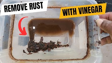 Verwijder roest SNEL met witte azijn! | Eenvoudige doe-het-zelf metaalrestauratie