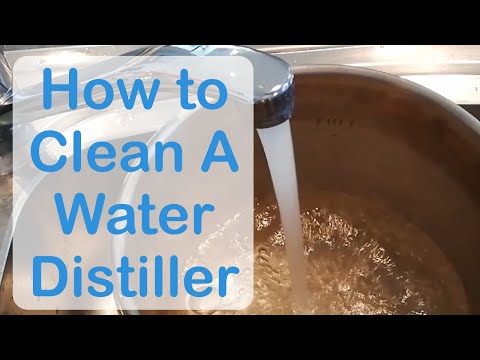 How to clean a water distiller