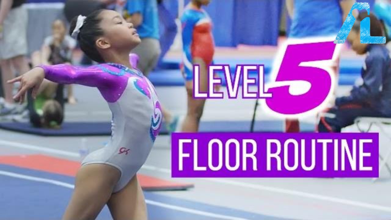 Alize Lee Usa Gymnastics Level 5 Floor Routine Youtube