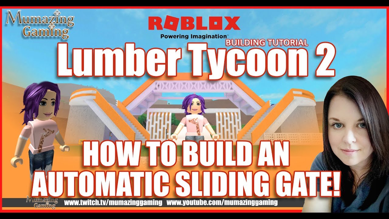 Lumber Tycoon 2 How To Build An Automatic Sliding Gate Youtube - roblox lumber tycoon 2 units of measure youtube