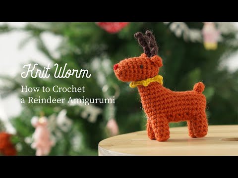 クリスマスツリーのあみぐるみの編み方/How to Crochet a Christmas
