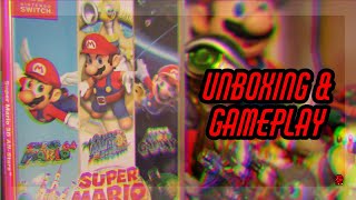 Unboxing \& Gameplay on Super Mario 3D All-Stars! (on launch day)