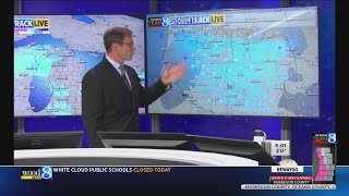 Warning extended to Friday as snow continues to fall