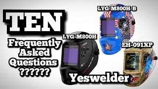 What's The Difference Between Yeswelder Welding Helmets?  LYGM800H & EH091XL Most Asked Questions