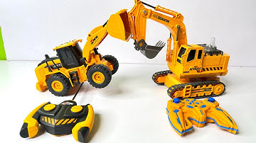 RC Excavator and RC Bulldozer Unboxing and Testing 😍