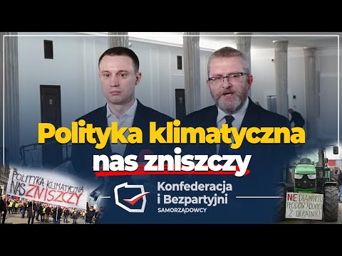 Polityka klimatyczna nas zniszczy! Solidarni z rolnikami #ProtestRolników