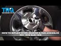 How to Replace Front Wheel Bearing  Hub Assemblies 2011-2018 Ram 1500