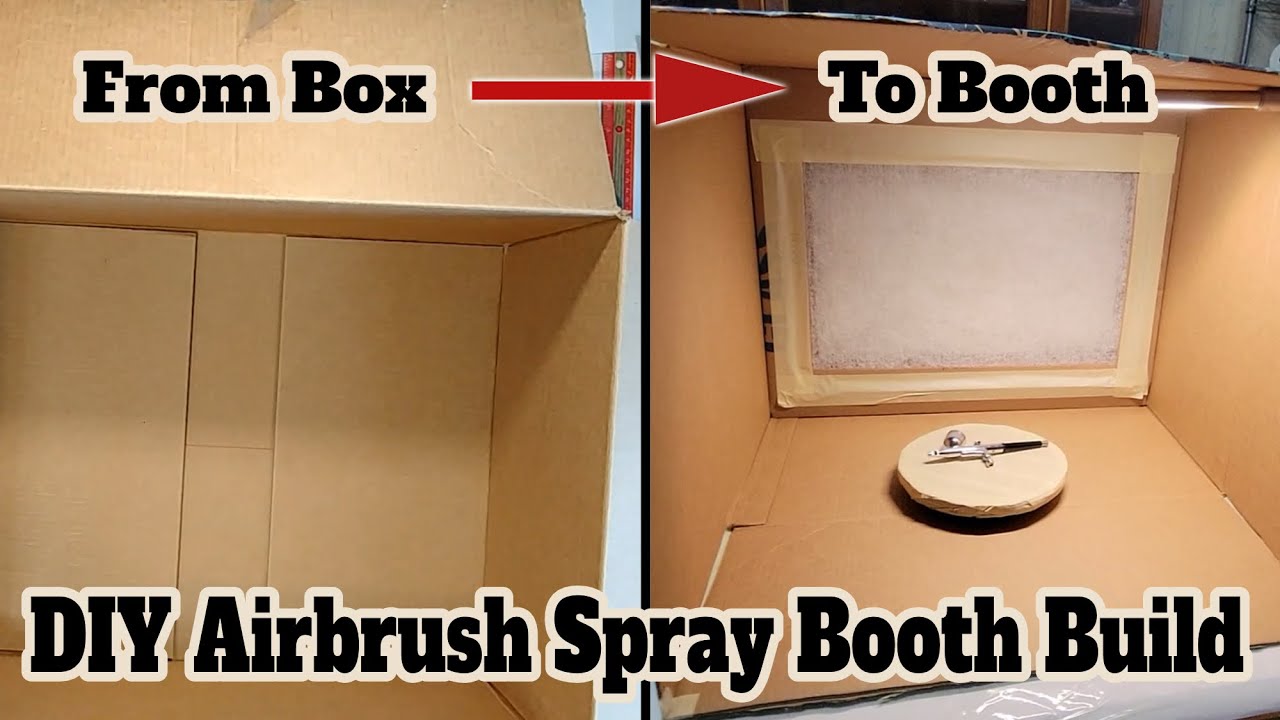 DIY Airbrush Spray Booth Build 