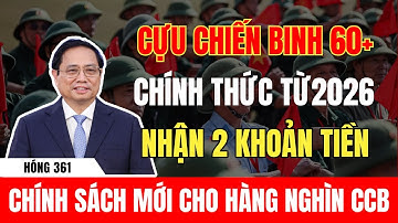 Bùng Nổ 2026: Cựu Chiến Binh 60+ Nhận Cùng Lúc HAI KHOẢN Trợ Cấp LỚN Hàng Tháng!