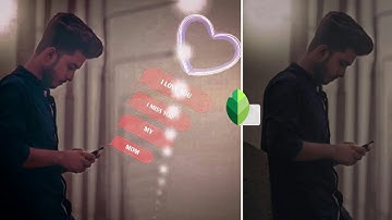 Snapseed Moody Orange Effect | Photo Editing Snapseed | shobuj edit tip