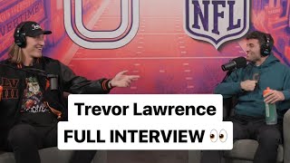 TREVOR LAWRENCE on his hobbies OUTSIDE of football and adjusting to life in the NFL 🎙️