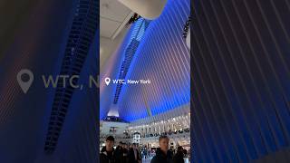 The gorgeous ribs of the Oculus (World Trade Center Transit Hub) 🤩 #newyorkcity #travel #nyc