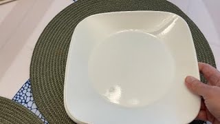 Corelle White square lunch/Salad plates are the best!