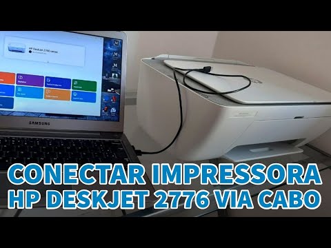 Vídeo: Como Conectar Um Laptop A Uma Impressora