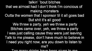 Drake - Marvin&#39;s Room with lyrics