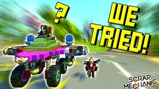 A NEW PLAYER APPROACHES! [Funny Moments]  - Scrap Mechanic Multiplayer Gameplay