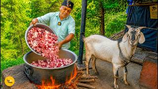 Pahadi Bakre Wala Mutton Shikar Bhat Recipe I Naina Village Food