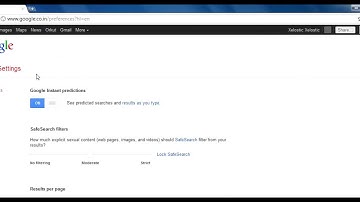 How To Turn Off Google Instant Search- 2011