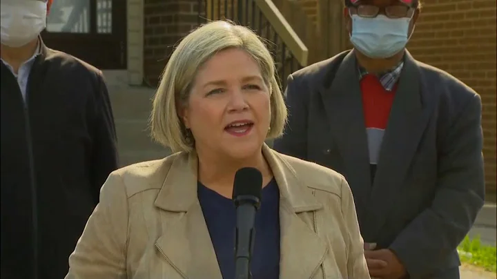 Ontario NDP Leader Andrea Horwath announces dental...